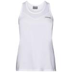 Футболка без рукавов Head Easy Court, белый - фото