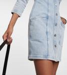 Джинсовое мини-платье Vona Isabel Marant, светло-синий - фото 5