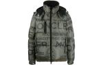 Пуховик мужской хаки Moncler - фото