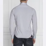 Рубашка узкого кроя Emporio Armani, синий - фото 3