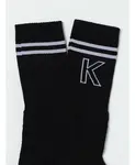 Носки с логотипом K Karl Lagerfeld, черный - фото 2