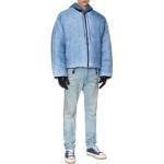 DIESEL Замковая бомбер куртка с принтом, Blue - фото 9