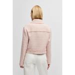 Твидовый пиджак прямого кроя BOSS, цвет patterned - фото 4