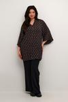 Туника KAFFE CURVE Tunic Amy, черный - фото 3