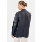 Квирина | Кожаный блейзер Lamarque - фото 3