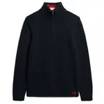 Свитер Superdry Vintage Athletic Henley, черный/синий - фото