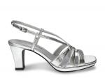 Туфли Easy Street Valorie Platform Sandal, Silver Crinkle - фото 5