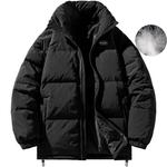 Пуховик Unisex Jeep, черный белый - фото