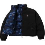 Пуховик женский A BATHING APE, синий - фото 6