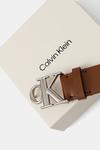 Кожаный ремень Calvin Klein, коричневый - фото 3