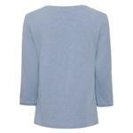 Футболка Sea Ranch Kaya 3/4 Sleeve V Neck, синий - фото 2