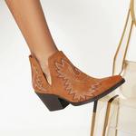 Женские западные ботинки MRKEWUNEY, 73 Brown - фото 6