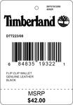 Кошелек Timberland, Black (Money Clip) - фото 8