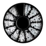 Карусель с декором - Белый Жемчуг 02 NEONAIL - фото