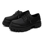 Повседневные кожаные туфли унисекс ZONEJOY, черный - фото 3