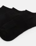 Pull&Bear, 3 Пары коротких носков черного цвета - фото 3