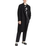 FENDI Двубортное пальто с реверсивным монограмменным принтом, Black - фото 6