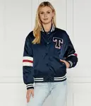 Бомбер Relaxed fit Tommy Jeans, синий - фото 3