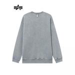 Свитшот мужской Alpha Industries, серый - фото 5