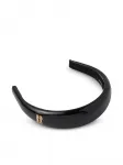 Ободок с логотипом Miu Miu, черный - фото 3