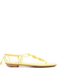 Сандалии Oaxaca Aquazzura, желтый - фото