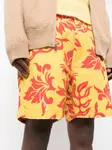 Шорты с графичным принтом ERL, желтый - фото 5