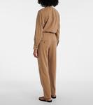 Комбинезон из хлопкового джерси Remady Marant Etoile, хаки - фото 3