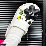 Базовая модель клогов с отпечатком Unisex Snow White OUBT, Ice Cream White - фото 8