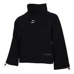 Толстовка (WMNS) PUMA INTERSTELLAR FUNNEL-NECK SWEATER, черный - фото