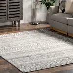Ковер Catherina Transitional Geometric Area Rug nuLOOM, 183 см, серый - фото 10