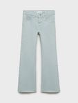 Детские расклешенные джинсы Mango, Aqua - фото 2