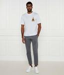 Брюки мужские Hugo хлопковые укороченные, серый - фото 2