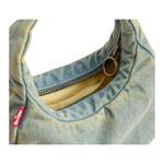 Levis Левис Хлопковая мини сумка женская синяя, Blue - фото 3