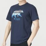 Футболка мужская синяя Columbia - фото 5