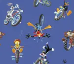 Вирт-бегун для стола "Луни", Уолт Дисней Wirth 150х50 см, синий - фото 3