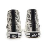 Кеды унисекс высокие белые/черные Lazy Bons - фото 2