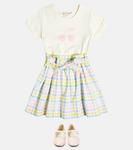 Шорты Chucky из хлопка с принтом Bonpoint, розовый - фото 2