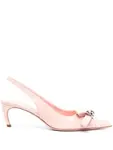 Лакированные туфли Brilda 55 Ferragamo, розовый - фото