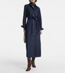 Платье-рубашка из денима Dries Van Noten, индиго - фото 2