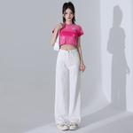 Джинсы Wen Shan женские, белые (удлиненные) - фото 4