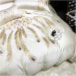 Generic Комплект постельного белья 1400 TC Cotton Luxury Embroidery - фото 3