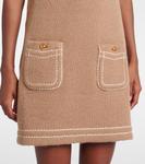 Кашемировое мини-платье Prada, Cammello - фото 5