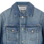 Джинсовая куртка женская синяя Loewe - фото 5