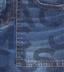Джинсы с логотипом и поясом Marc Jacobs Kids, Denim Blue - фото 3