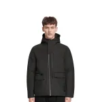 Пуховик мужской черный Adidas, черный - фото 5