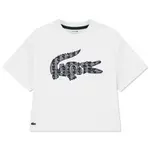Футболка с коротким рукавом Lacoste Kids Monogram, белый - фото