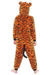 Комбинезон из тигрового флиса Animal Crazy, оранжевый - фото 4