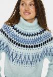 Джемпер Saint Tropez MEGNASZ ROLLNECK, Starlight Blue Melange/Light Blue - фото 4