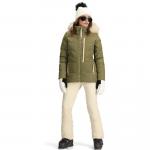 Женская пуховая куртка Circe Obermeyer, Smokey Olive - фото 5