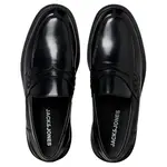 Лоферы Jack & Jones Dax Leather, черный - фото 2